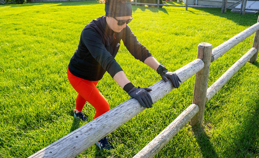 Gearing Up For A Run Outside with Injinji Gloves and Headband