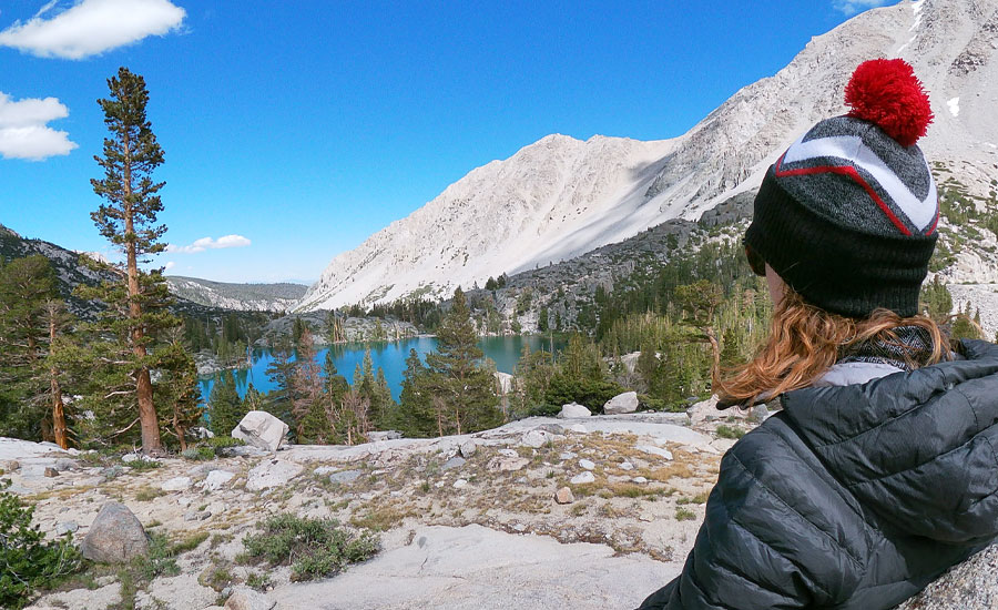 Wearing The Injinji Beanie Outside In The Mountains