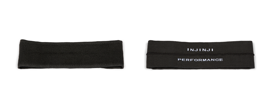 Injinji's newest gear, the moisture absorbing sweatband. 